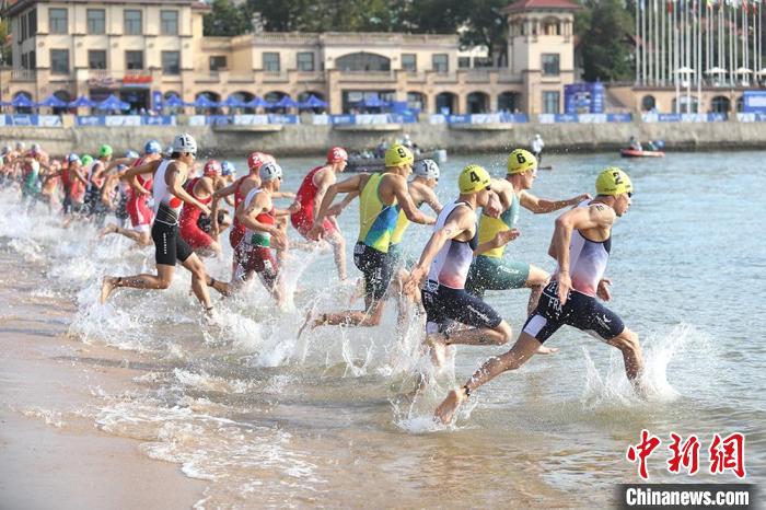 光威杯威海铁人三项世界锦标赛在半月湾专用赛