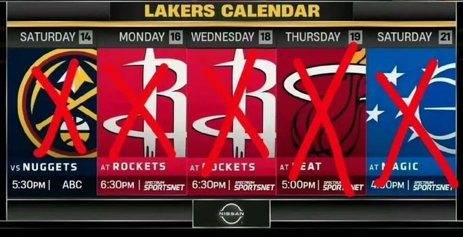 湖人9连胜收官战险胜魔术 肯纳德绝杀成焦点